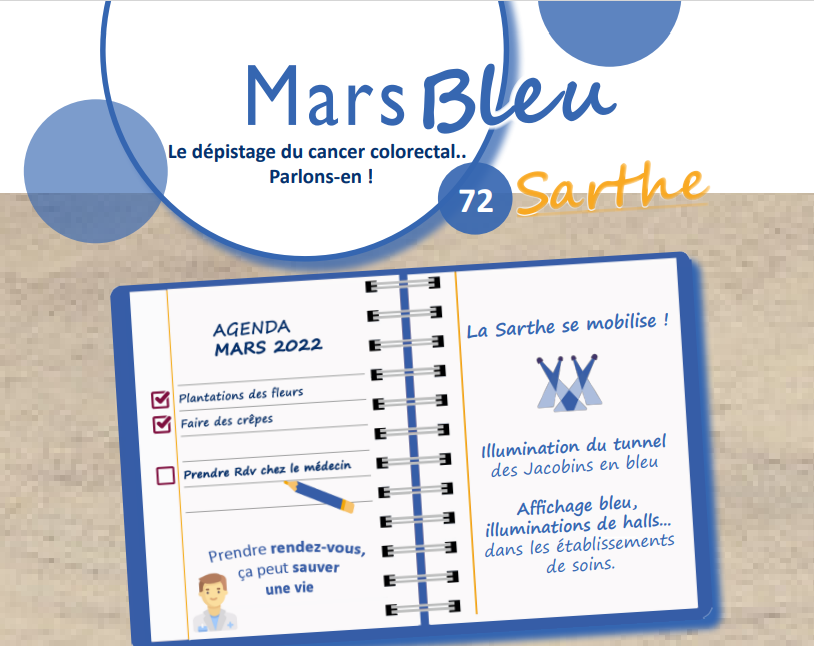 Lancement de la campagne Mars Bleu – Prévention du cancer colorectal